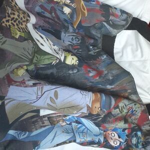 Super freaky funky packable portable GORILLAZ tote. Designed and made by me!